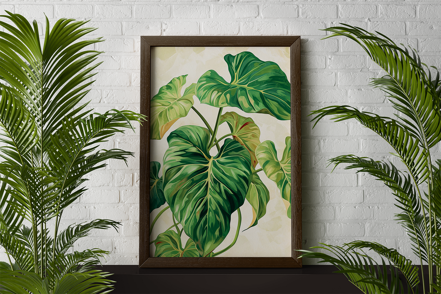 Light Caught Philodendron