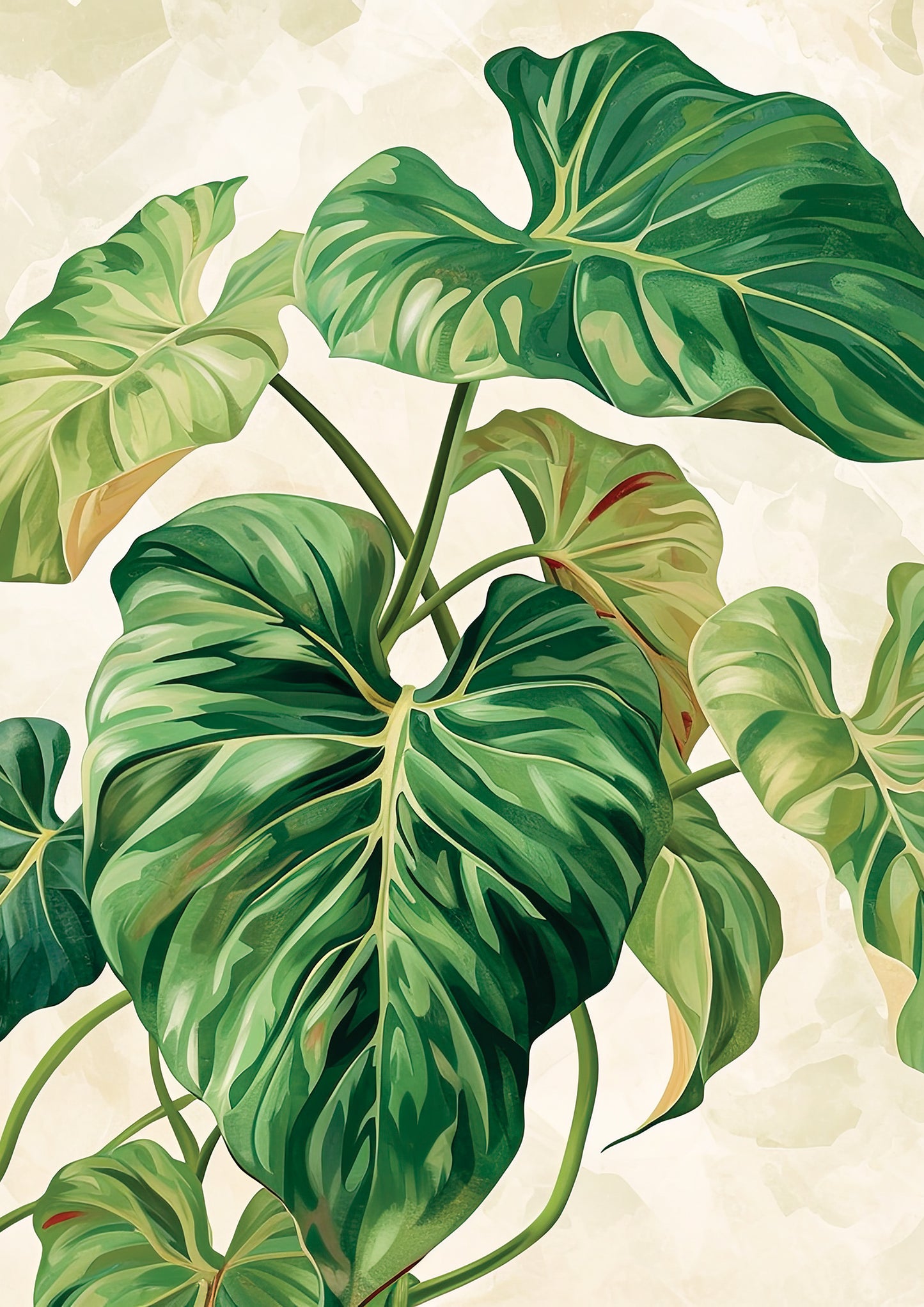 Light Caught Philodendron